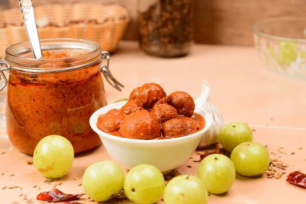 Gooseberry pickle(Nellikka achar)